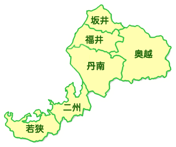 福井県マップ